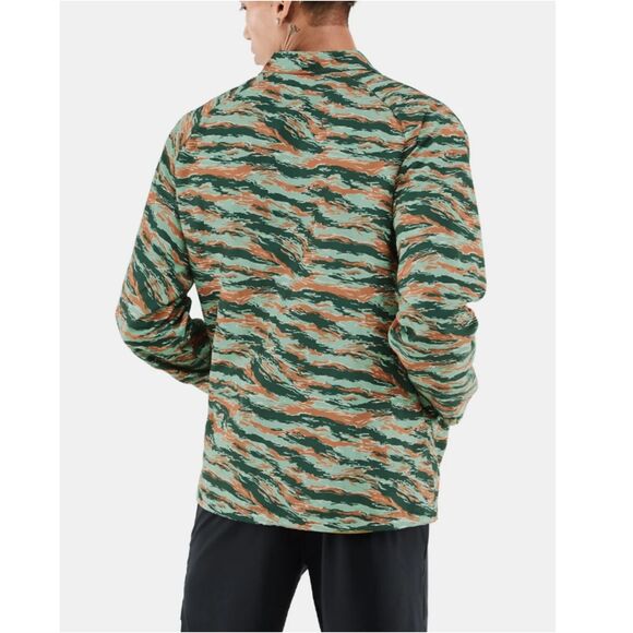 Fabletics Unisex Size Medium Green Tiger Camo The Only Coaches Jacket - Picture 5 of 13